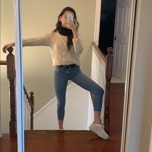 Garage knit cream sweater